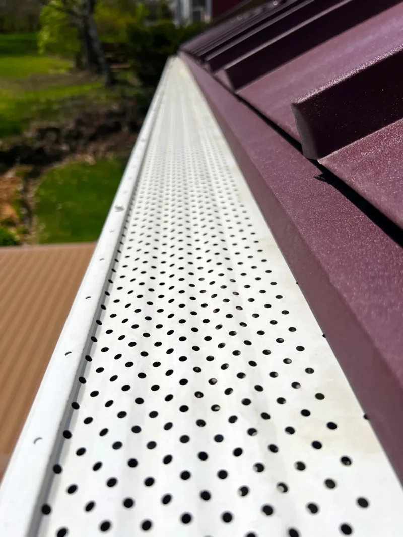 State Construction Gutter Guard Installation