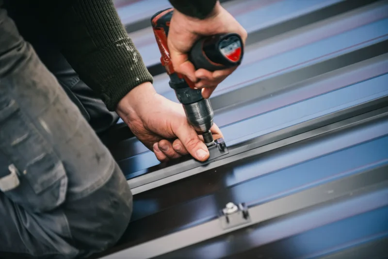 State Construction Metal Roofing Installation
